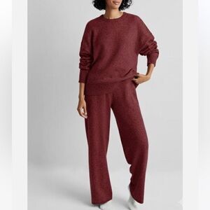 STATE OF DAY WOMENS Intimates Sweater Loungewear Set Size M